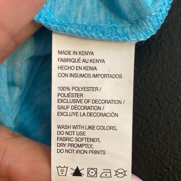 💬 IZOD Bachelor Button Performance Polo XL NWT - Picture 8 of 8